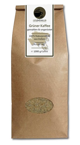 Grüner kaffee gemahlen - kaffee,